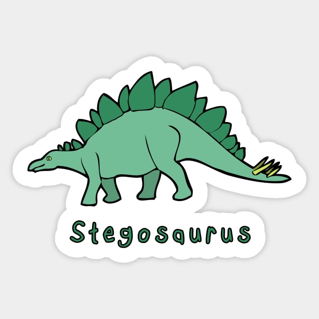 Stegosaurus #2 Sticker by RockettGraph1cs